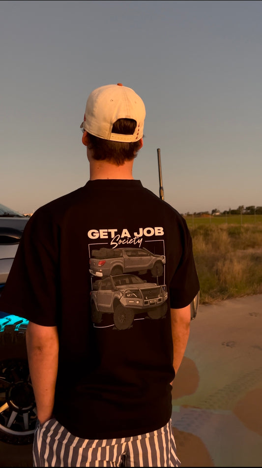 BLACK GET A JOB SHIRT