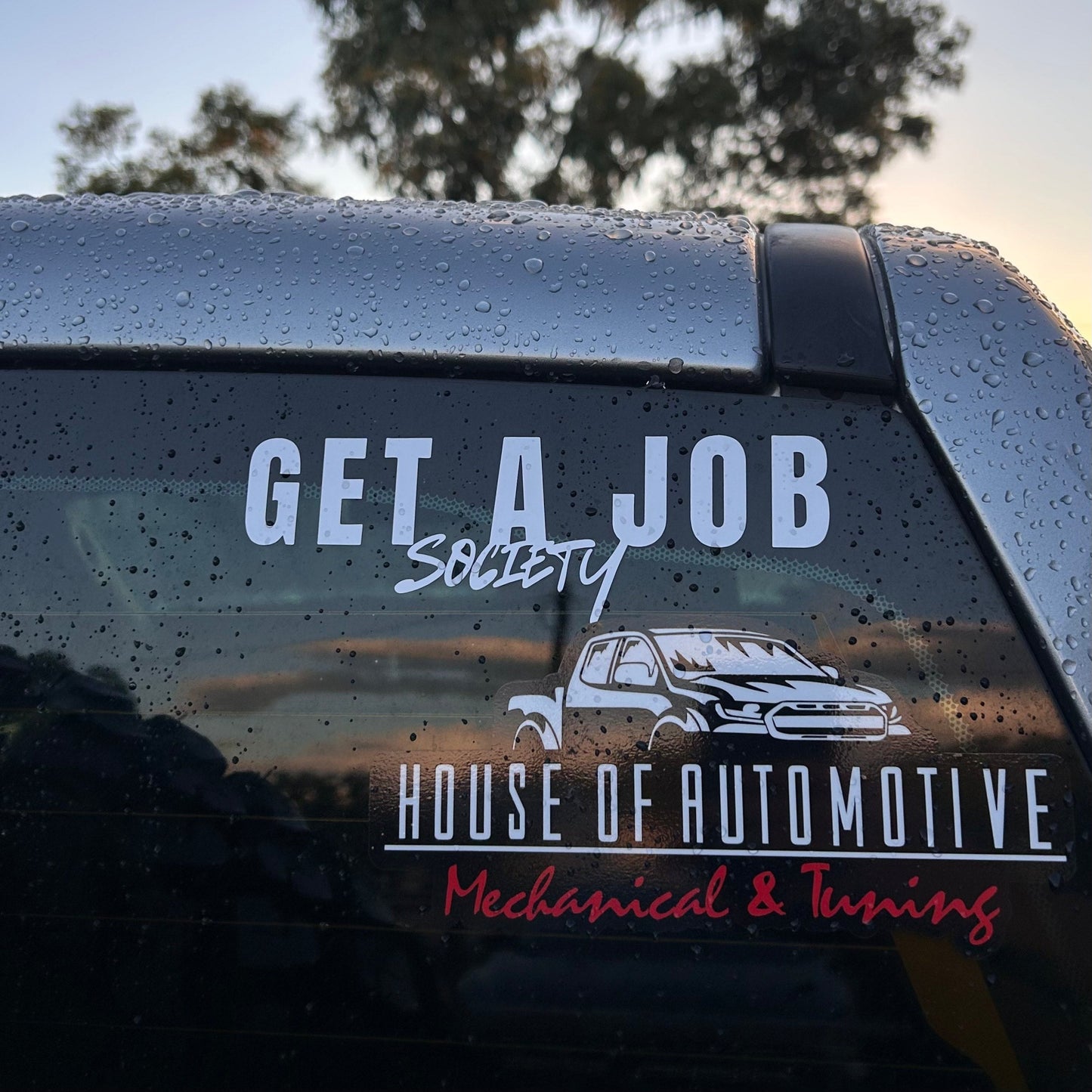 Get A Job Sticker