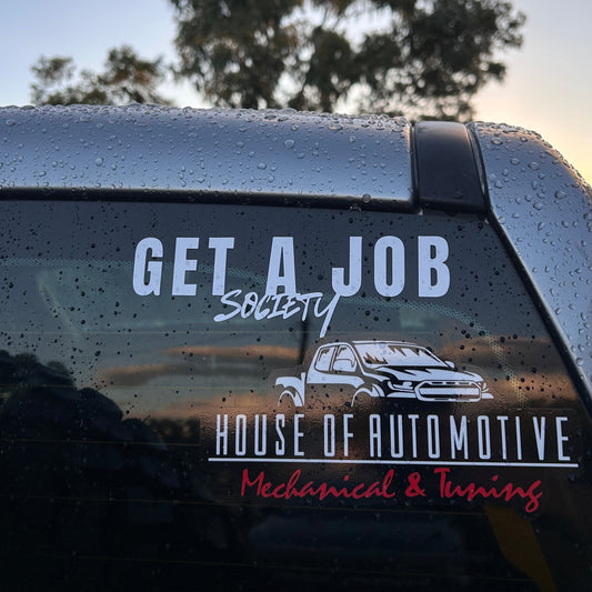 Get A Job Sticker